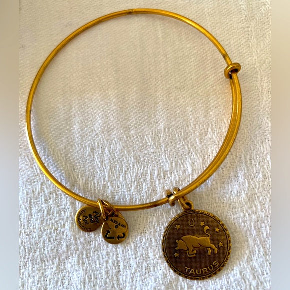 Alex and Ani Taurus Charm Bangle - Picture 2 of 4
